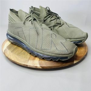 Nike Air Max Flair Mens Green Lace Up Sneakers Size 12 942236-200